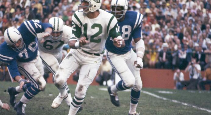 He’s Healed!!  Joe Namath Cures Own Brain Damage!