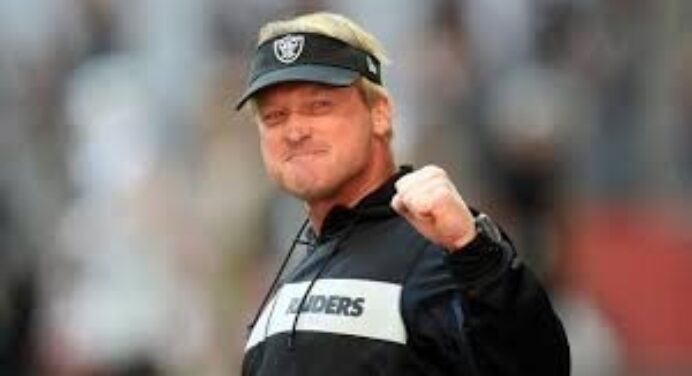 <h1> <p style = "color:#013369">WATCH: Jon Gruden Brags on His Team </h1>