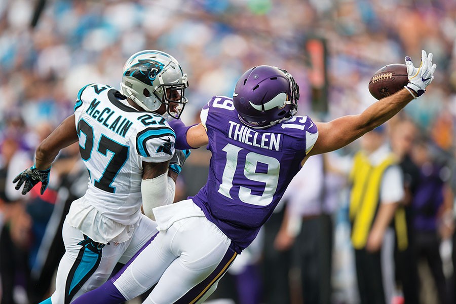 2024-25 NFL Computer Predictions and Rankings worth vikings thielen looking 