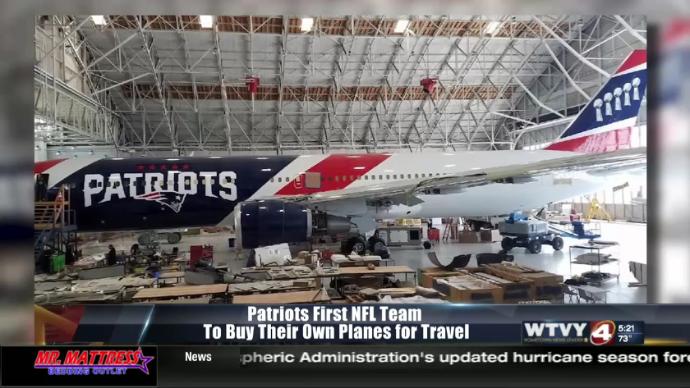 Patriots flying high: first NFL team to own planes